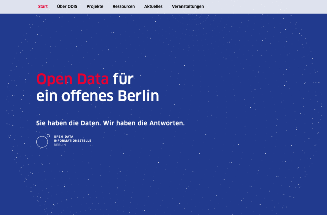 Screenshot von odis-berlin.de