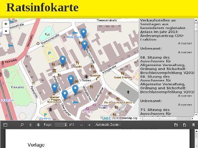 Screenshot Ratskarte Dresden